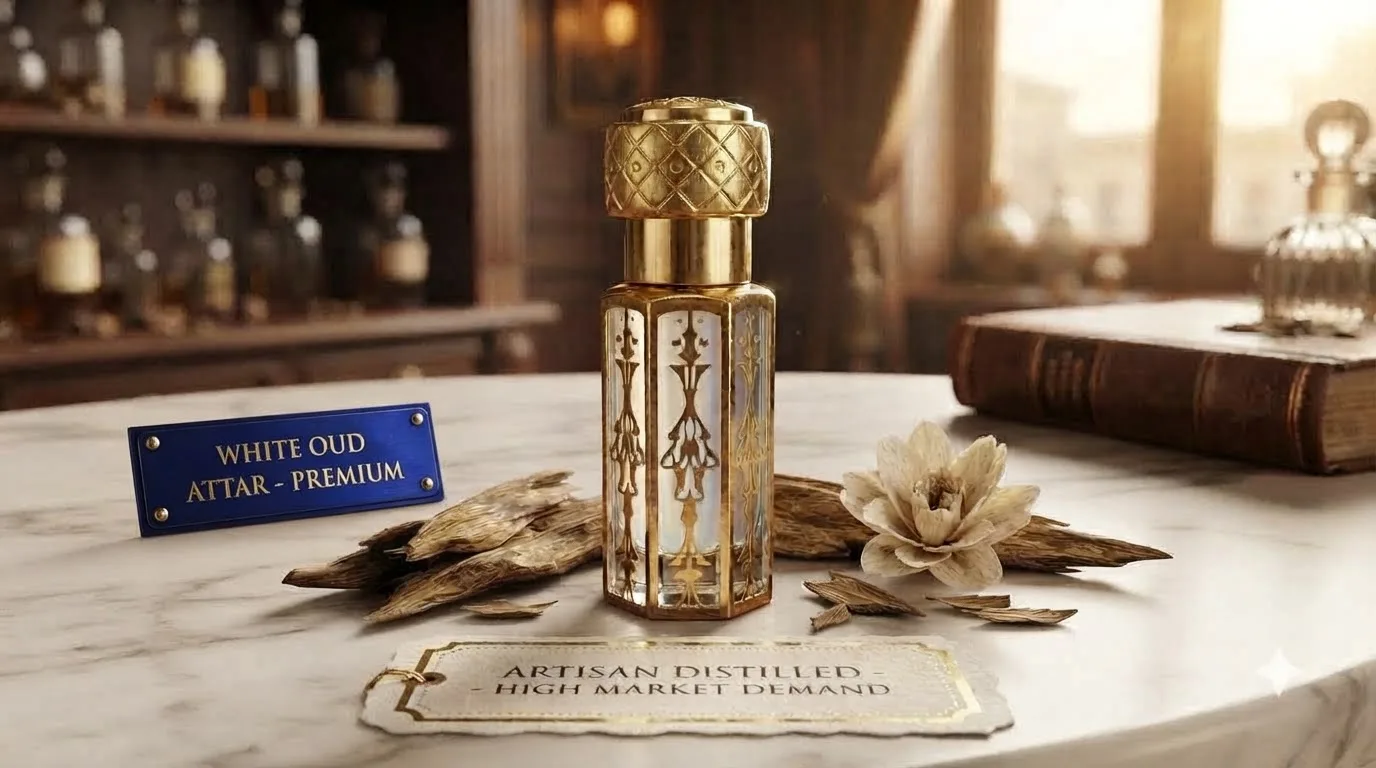 White Oud Attar